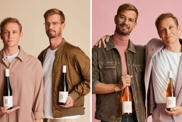 Drei Freunde Wein
