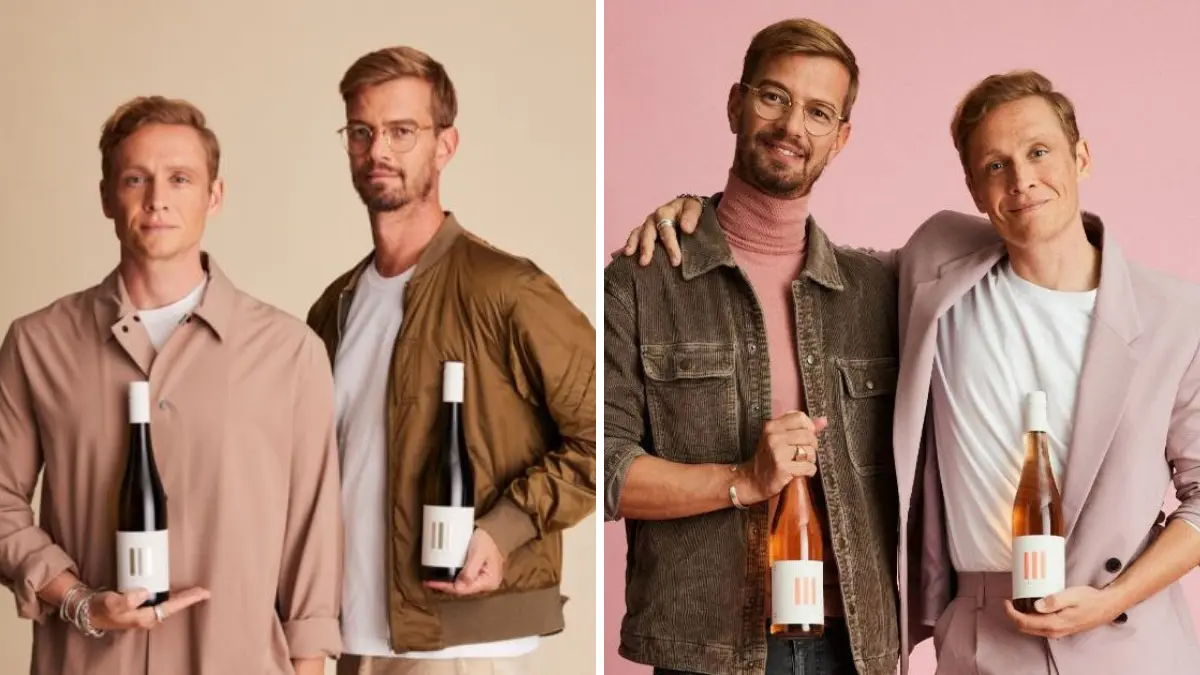 Drei Freunde Wein